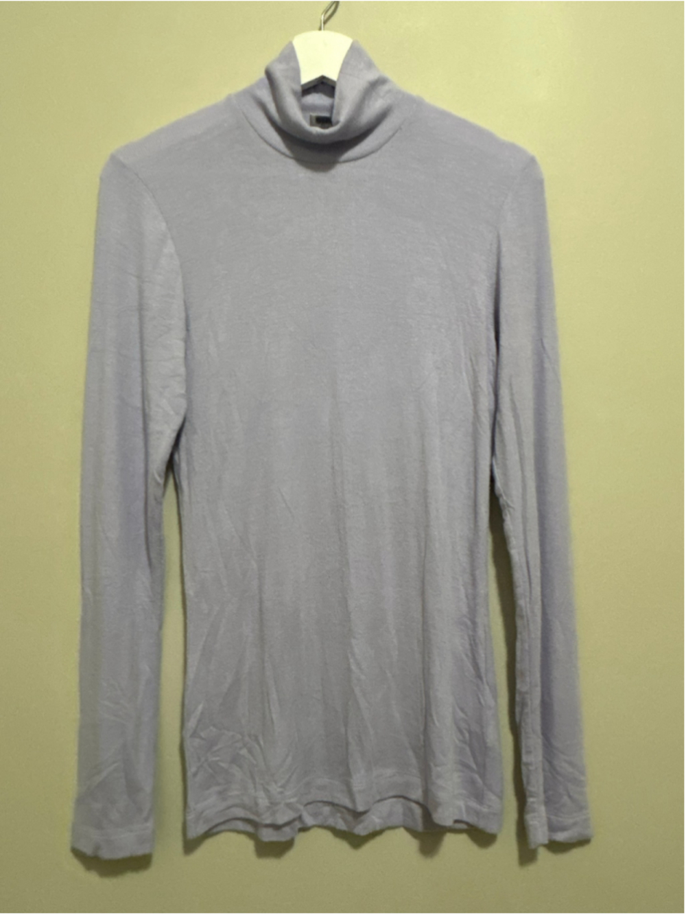 Women's Wilfred Lightweight Turtleneck Sweater Size L Lavender